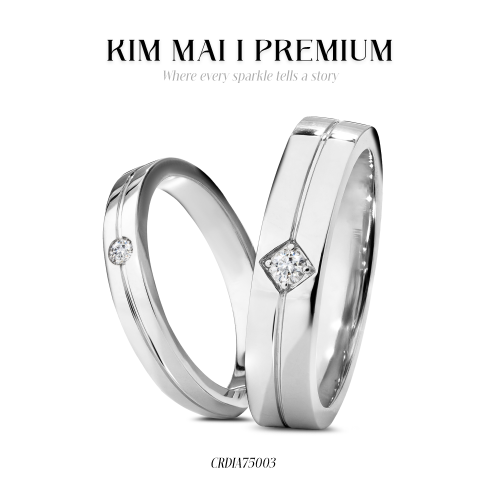 Nhẫn Cặp Kim Cương - CRDIA75003