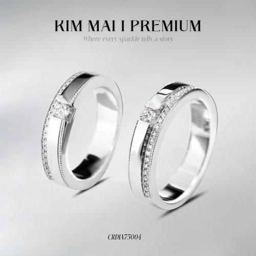 Nhẫn Cặp Kim Cương - CRDIA75004