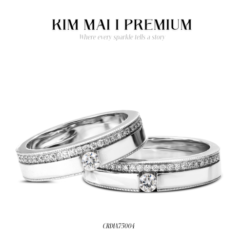 Nhẫn Cặp Kim Cương - CRDIA75004